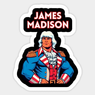 Founding Bros: James Madison Sticker